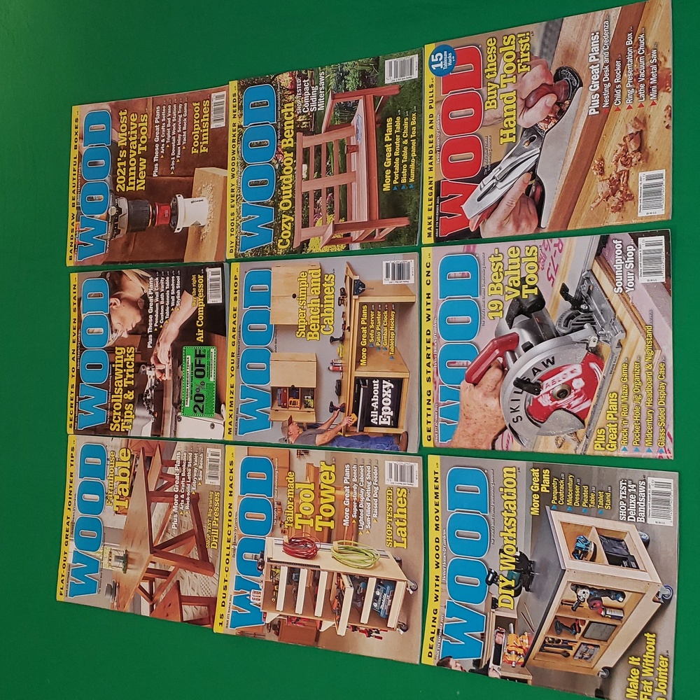 Wood Magazine Better Home & Garden Issues 270-278